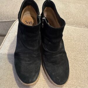 Sofft Black Ankle Boots